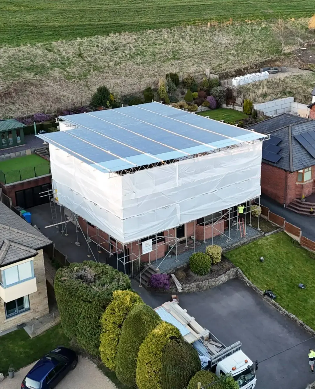 Temporary Roofs and Staircases Huddersfield Halifax Brighouse